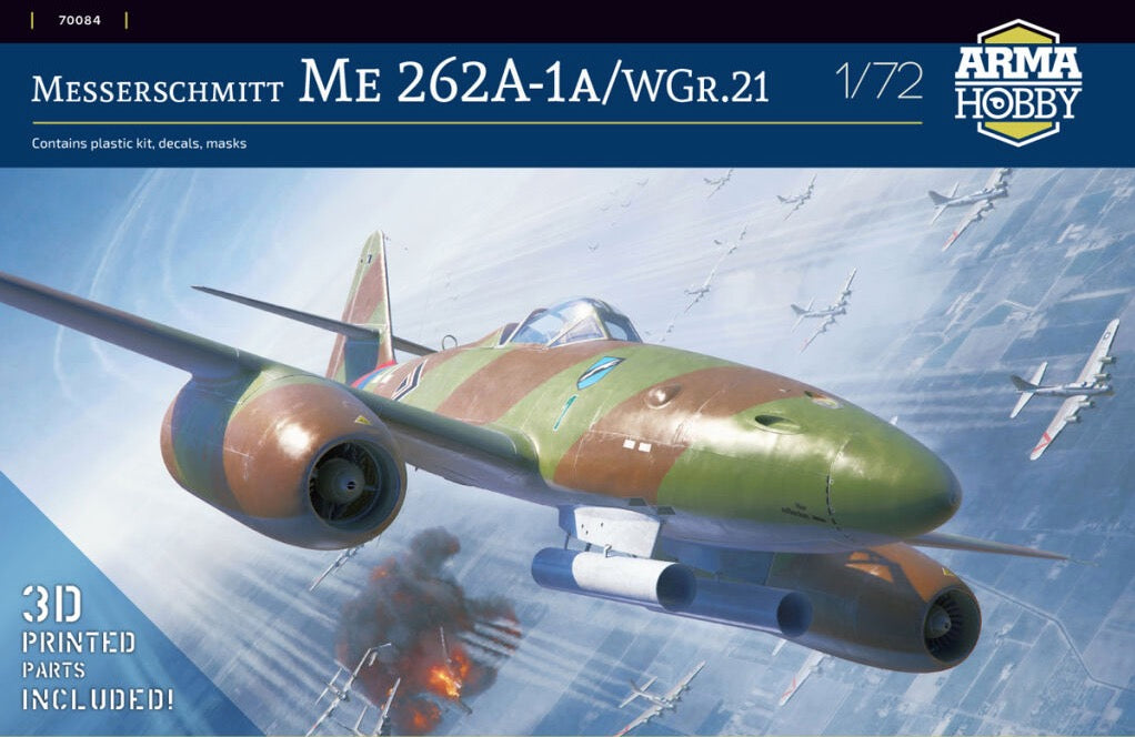 Arma Hobby AH70084 1:72 Messerschmitt Me-262A/WGr.21