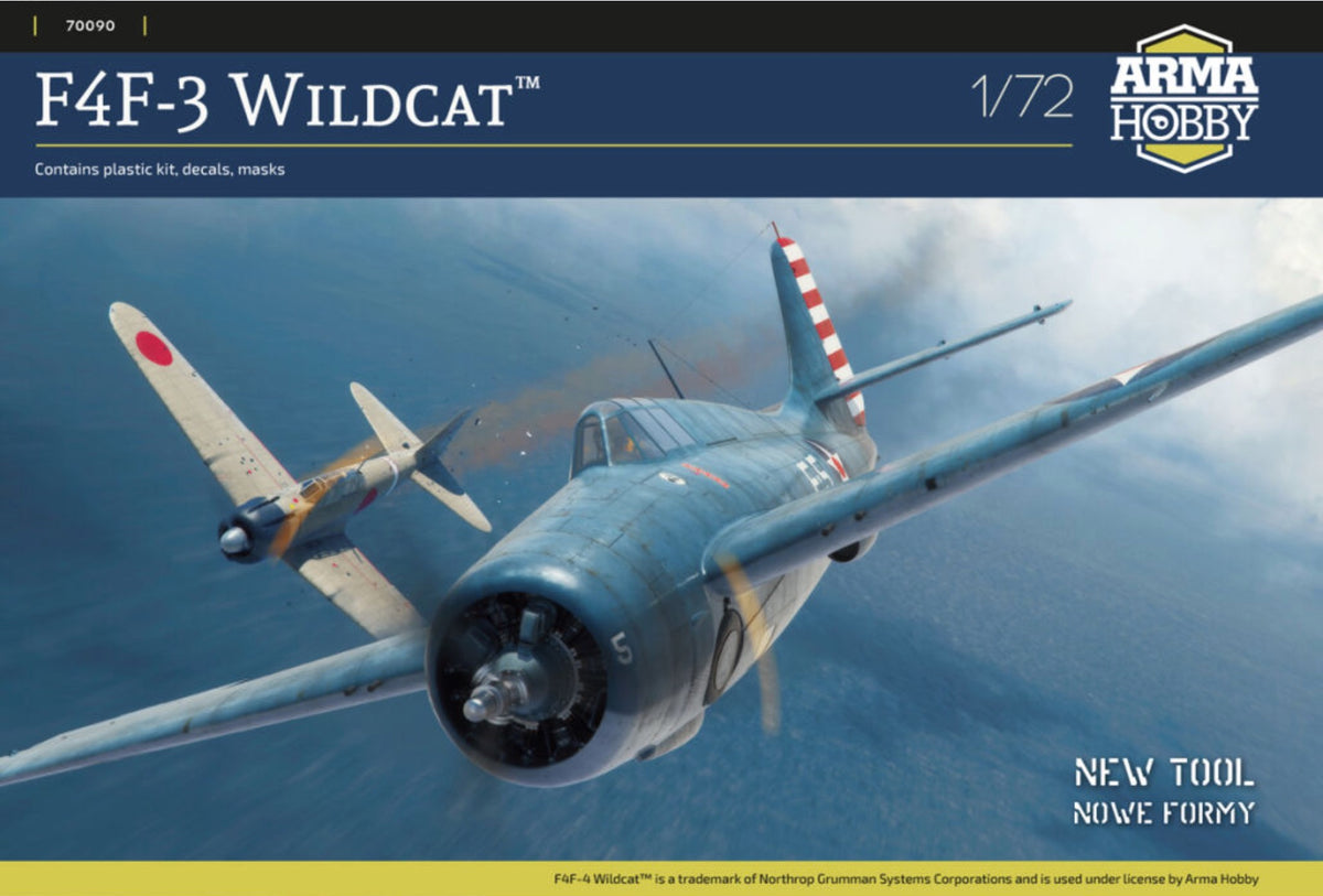 Arma Hobby 70090 1:72 Grumman F4F-3 Wildcat Early Pacific War