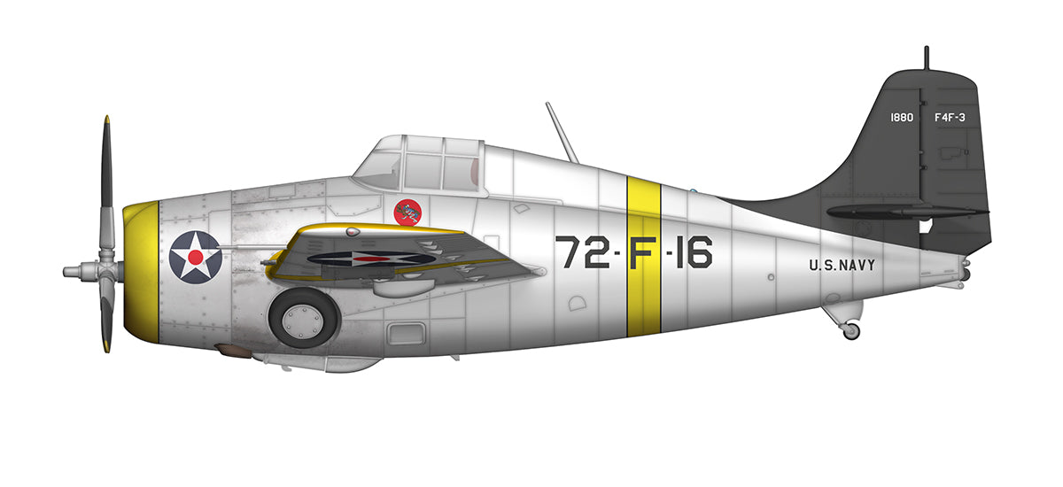 Arma Hobby 70091 1:72 Grumman F4F-3 Wildcat “Yellow Wings”