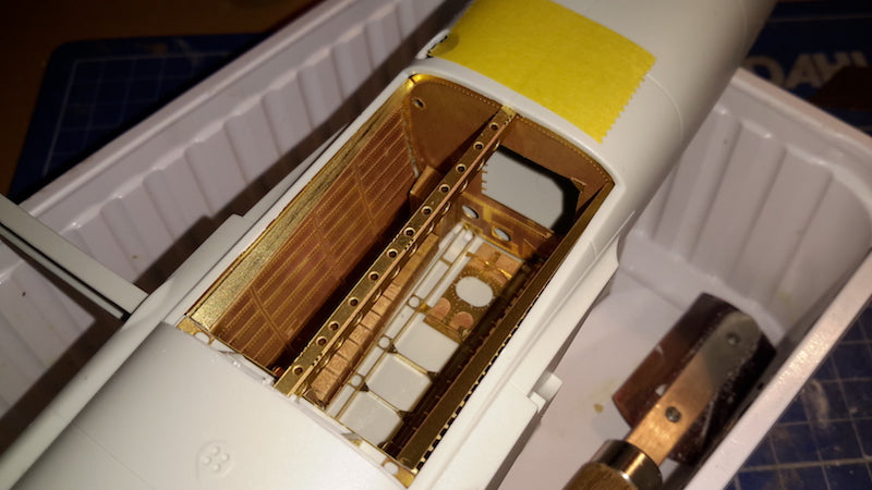 Aims 32P001 1:32 Junkers Ju-88 additional fuel tank field conversion to the rear bomb bay