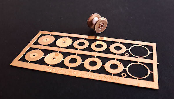 Aims PE48004 1:48 Early brake drum detail set for use with Junkers Ju-88A-1/Ju-88A-5