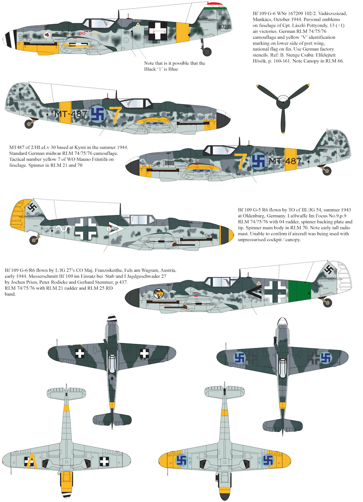 Aims 24D003 1:24 Messerschmitt Bf-109G-5/6