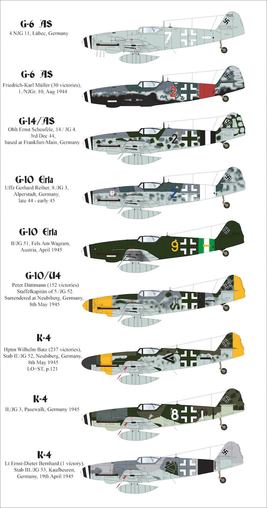 Aims 32D015 1:32 'Late war Messerschmitt Bf-109's'