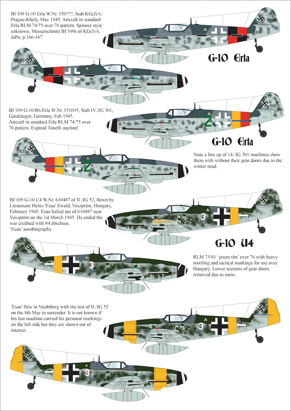 Aims 32D026 1:32 Late War Messerschmitt Bf-109's Vol.2