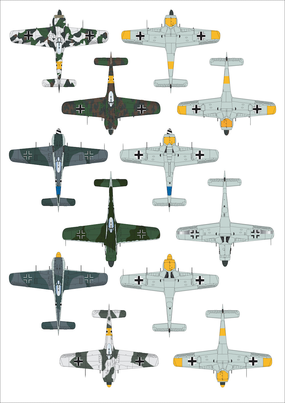 Aims 32D027 1:32 JG 54Messerschmitt Bf-109F-2 of the II. Gruppen Stab