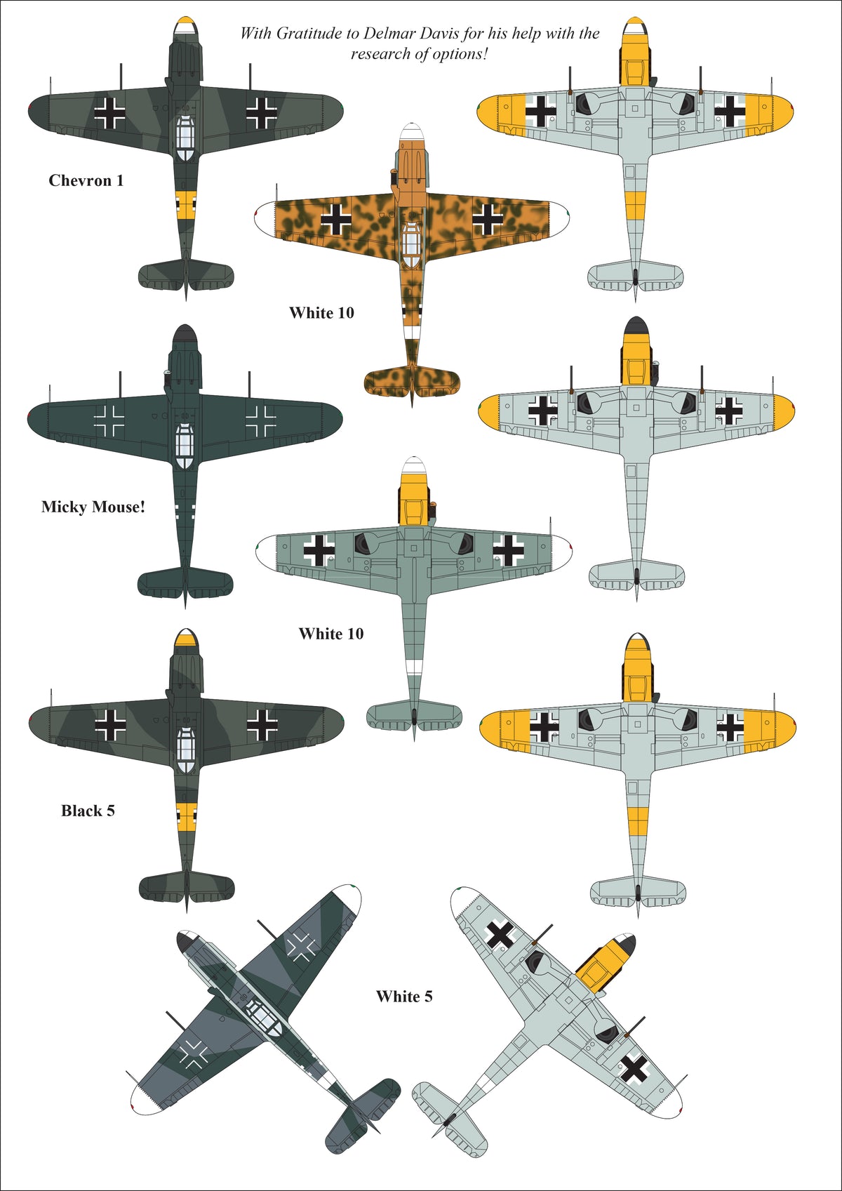 Aims 32D029 1:32 Messerschmitt Bf-109G-2 (as found in set 32P015)