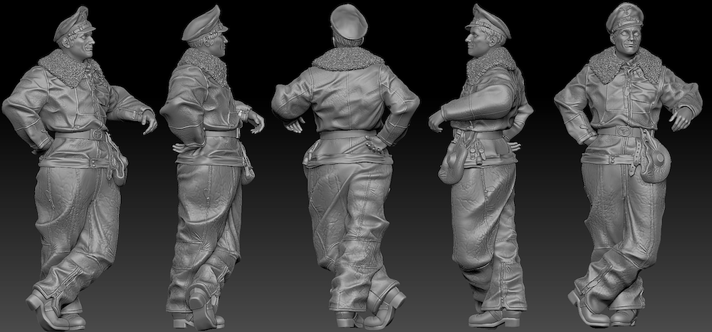 Aims 32F005 1:32 Luftwaffe Pilot - winter clothes