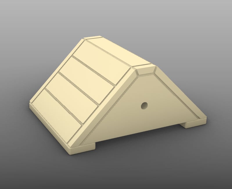 Aims 32P060 1:32 RAF/FAA (shore based) WWII / post war wheel chocks - set of two