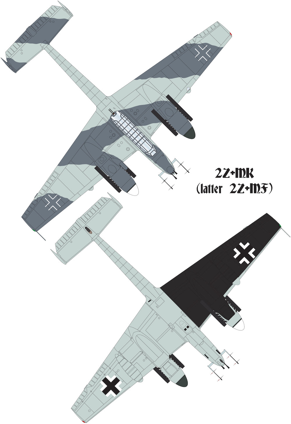 Aims 48D041 1:48 Messerschmitt Bf-110G-4 Collection