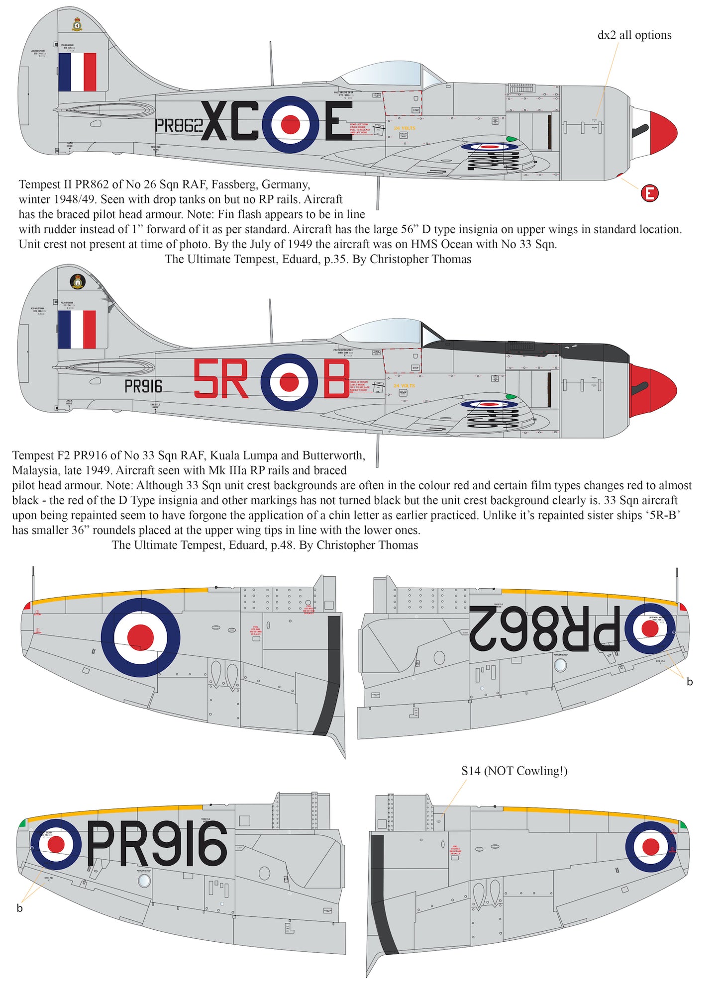 Aims 48D044 1:48 Hawker Tempest Mk.II