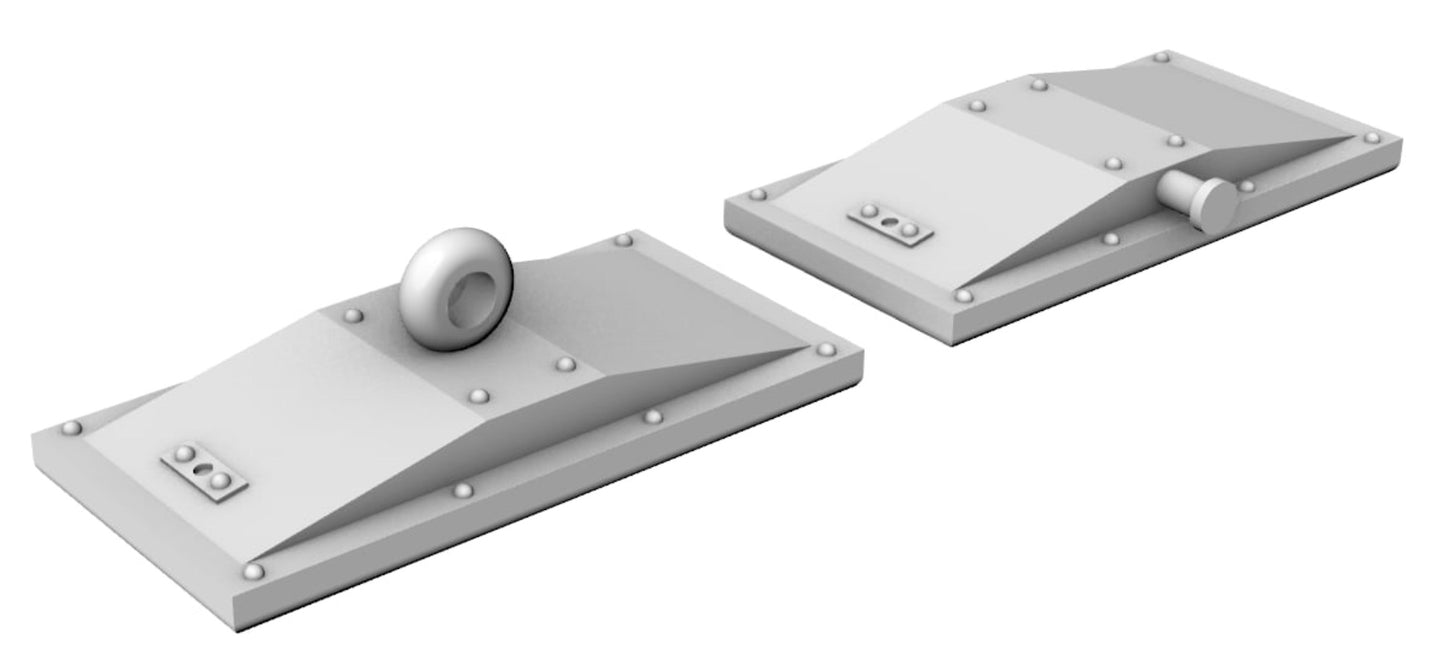 Aims 48P066 1:48 Junkers Ju-88 / Ju-188 / Ju-388 rudder and elevators Gust Locks