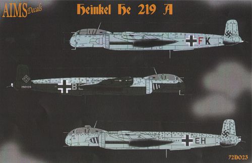 Aims 72D023 1:72 Heinkel He-219