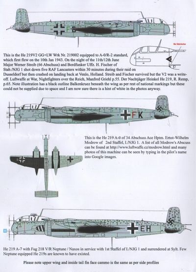 Aims 72D023 1:72 Heinkel He-219