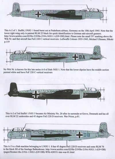 Aims 72D023 1:72 Heinkel He-219