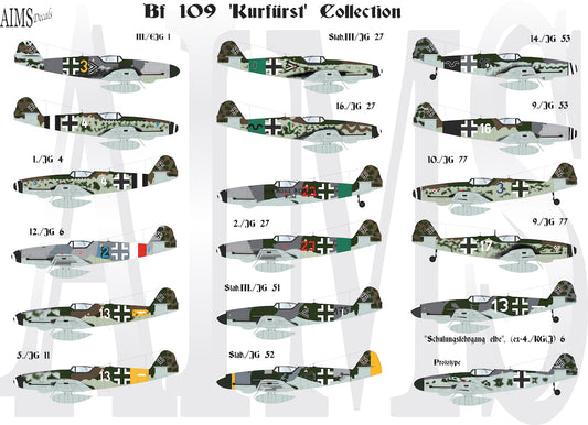 Aims 72D044 1:72 Messerchmitt Bf-109K-4