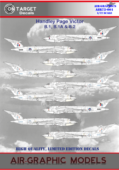 Air-Graphic Models AIR72-001 1:72 Handley-Page Victor B.1/B.2