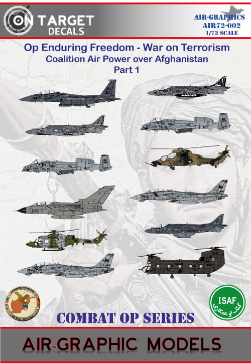 Air-Graphic Models AIR72-002 1:72 Operation Enduring Freedom 'Coalition Air Power over Afghanistan Part 1