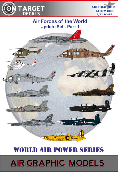 Air-Graphic Models AIR72-003 1:72 Air Forces of the World Update Set Part 1