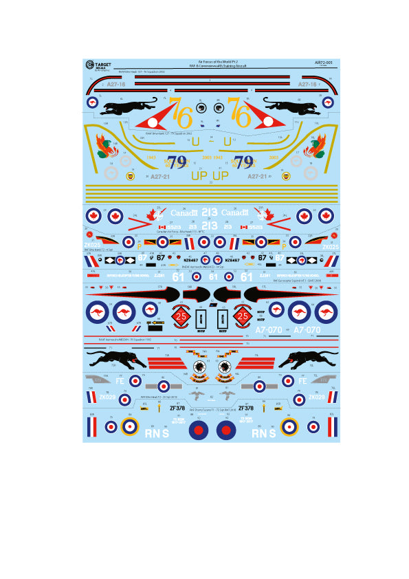 Air-Graphic Models AIR72-005 1:72 Air Forces of the World Part 2 (Training Aircraft)