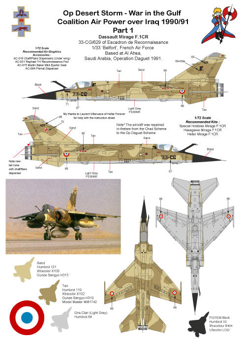 Air-Graphic Models AIR72-006 1:72 Operation Desert Storm - Part 1