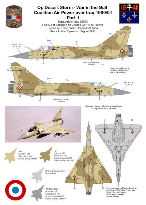 Air-Graphic Models AIR72-006 1:72 Operation Desert Storm - Part 1