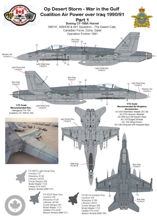 Air-Graphic Models AIR72-006 1:72 Operation Desert Storm - Part 1