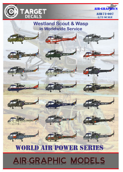 Air-Graphic Models AIR72-007 1:72 Westland Wasp/Scout in Worldwide Service