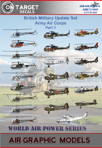 Air-Graphic Models AIR72-009 1:72 British Military Update set - AAC Selection Part 1