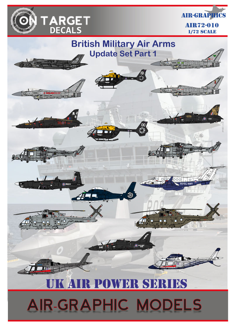 Air-Graphic Models AIR72-010 1:72 British Military Air Arms Update set part 1