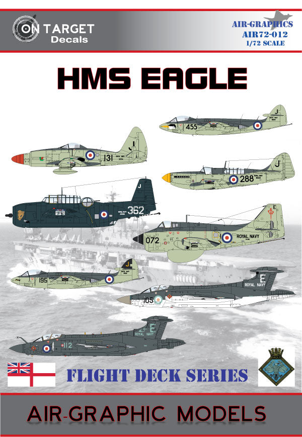 Air-Graphic Models AIR72-012 1:72 H.M.S. Eagle 1945-1972 'Part 1'