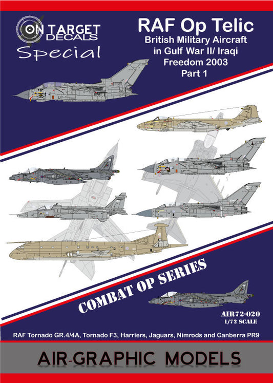 Air-Graphic Models AIR72-020 1:72 RAF Combat Jets in Operation Telic 2003 (On-Target Special)