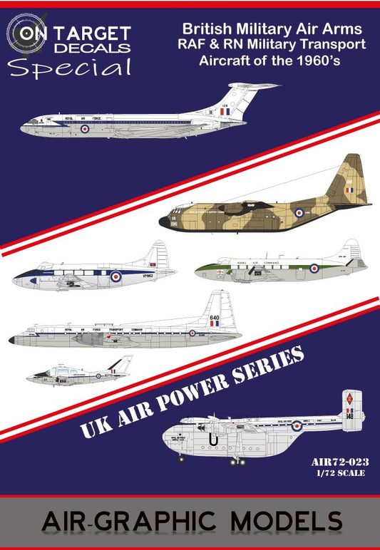 Air-Graphic Models AIR72-023 1:72 British Military Transport Aircraft of the 1960's Part 1