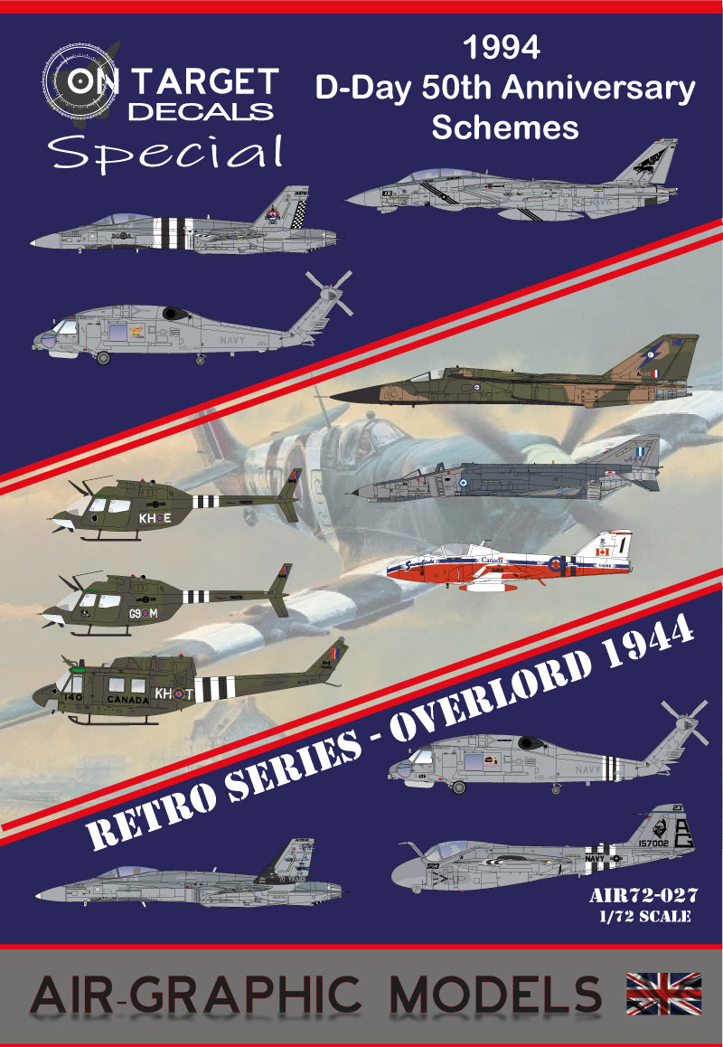 Air-Graphic Models AIR72-027 1:72 1994 - 50th Anniversary of D-Day Schemes