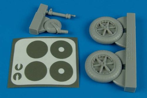 Aires 2138 1:32 Messerschmitt Bf-109F Wheels & Paint Masks