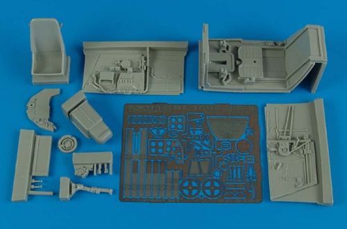 Aires 2151 1:32 Messerschmitt Bf-109F-2/F-4 Early Cockpit Set