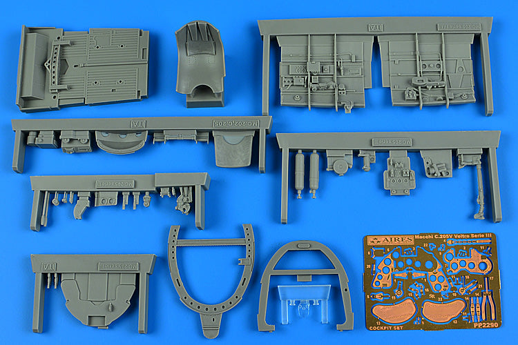 Aires 2290 1:32 Macchi C.205V Veltro serie III Cockpit Set