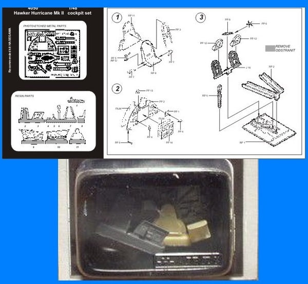 Aires 4050 1:48 Hawker Hurricane Cockpit Set