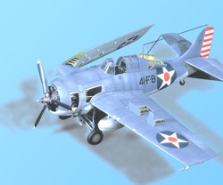 Aires 4058 1:48 Grumman F4F-4 Wildcat Detail Set