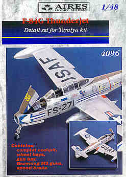 Aires 4096 1:48 Republic F-84G Thunderjet Detail Set