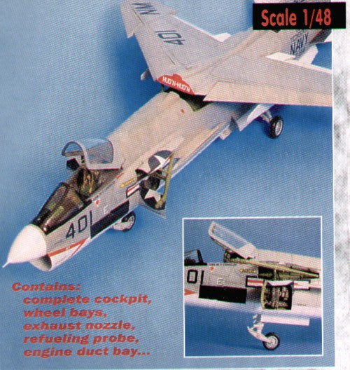 Aires 4180 1:48 Vought F-8E Crusader Detail Set