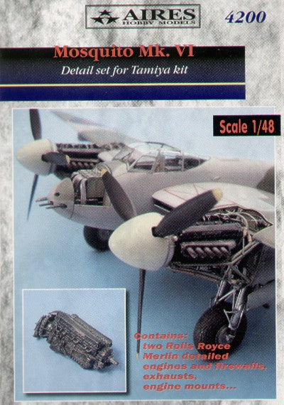 Aires 4200 1:48 de Havilland Mosquito Mk.VI Engine Set