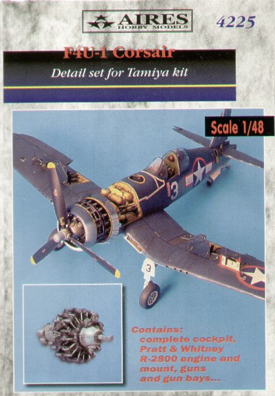 Aires 4225 1:48 Vought F4U-1 Corsair Detail Set