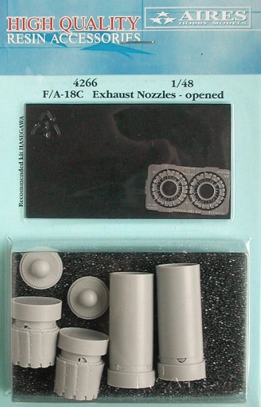 Aires 4266 1:48 McDonnell-Douglas F/A-18C Hornet Exhaust Nozzles Open Position