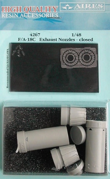 Aires 4267 1:48 McDonnell-Douglas F/A-18C Hornet Exhaust Nozzles - Closed