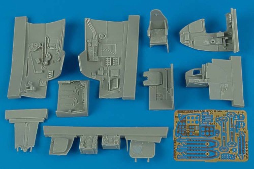 Aires 4463 1:48 de Havilland Mosquito Mk.IV Cockpit Set