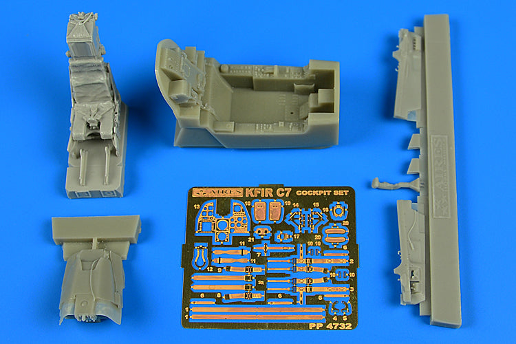 Aires 4732 1:48 IAI C-7 Kfir Cockpit Set