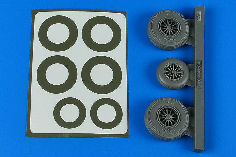 Aires 4867 1:48 Douglas B-26K Invader Wheels & Paint Masks - Late