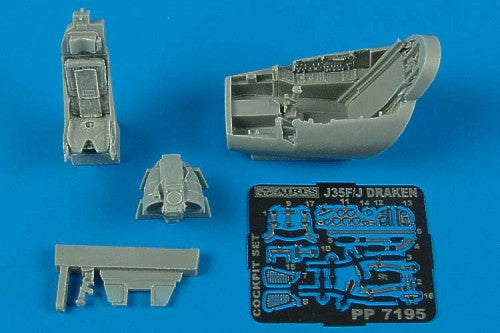 Aires 7195 1:72 Saab J-35F/J-35J 'Draken' Cockpit Set