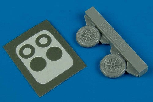 Aires 7245 1:72 Messerschmitt Bf-109E/F Wheels