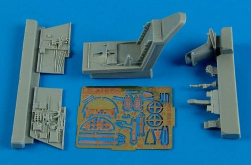 Aires 7292 1:72 Messerschmitt Bf-109E-3/Bf-109E-4 Cockpit Set